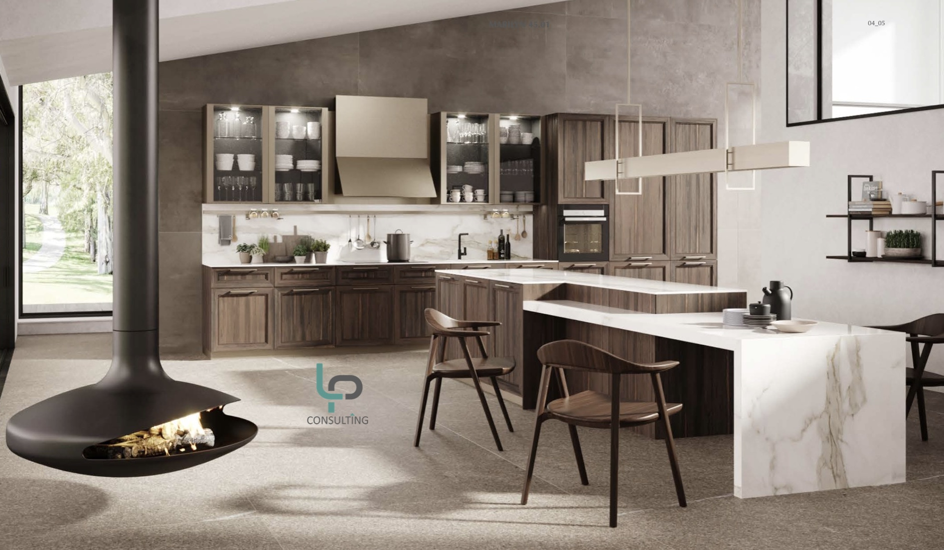 LP Consulting cuisine équipée luxe cottage